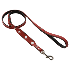 nappa swiss lijn rood 1m
