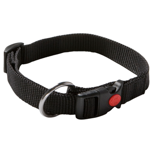 klikhalsband zwart