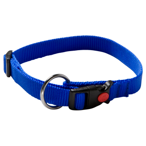klikhalsband blauw