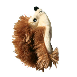 Kong Speeltje pluche egel 10 cm bruin