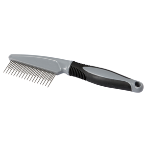 Vachtkam kort-lang softgrip