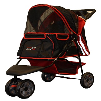 InnoPet Hondenbuggy All-Terrain rood/zwart aanbieding