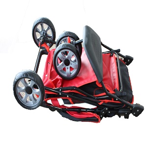 InnoPet Hondenbuggy All-Terrain rood/zwart aanbieding - Afbeelding 2
