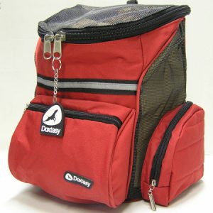backpack pet carrier/hondenrugzak rood
