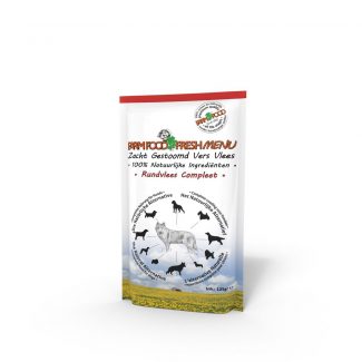 Farmfood fresh menu rundvlees 300gram gestoomd