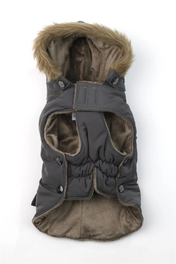 51 degrees north aspen coat grijs - Afbeelding 2