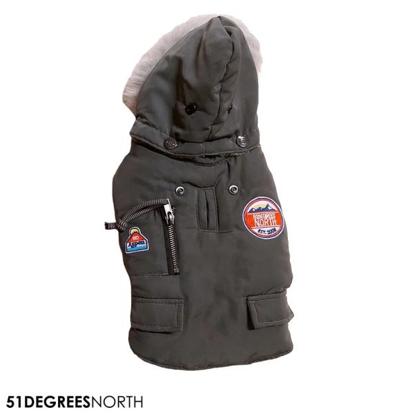 51 degrees north aspen coat grijs