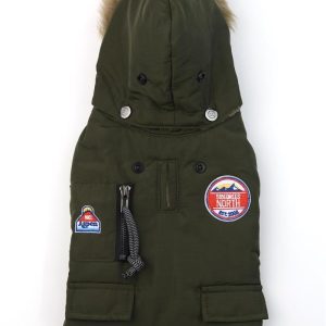 51 degrees north aspen coat green