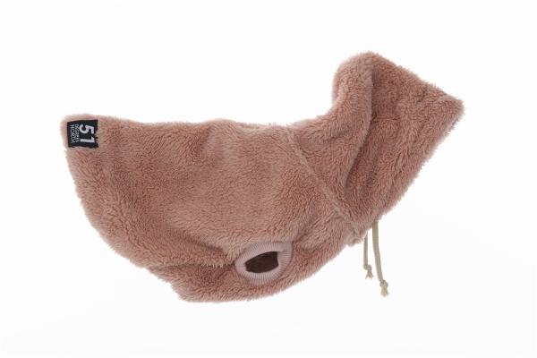 51 degrees north teddy coat rose