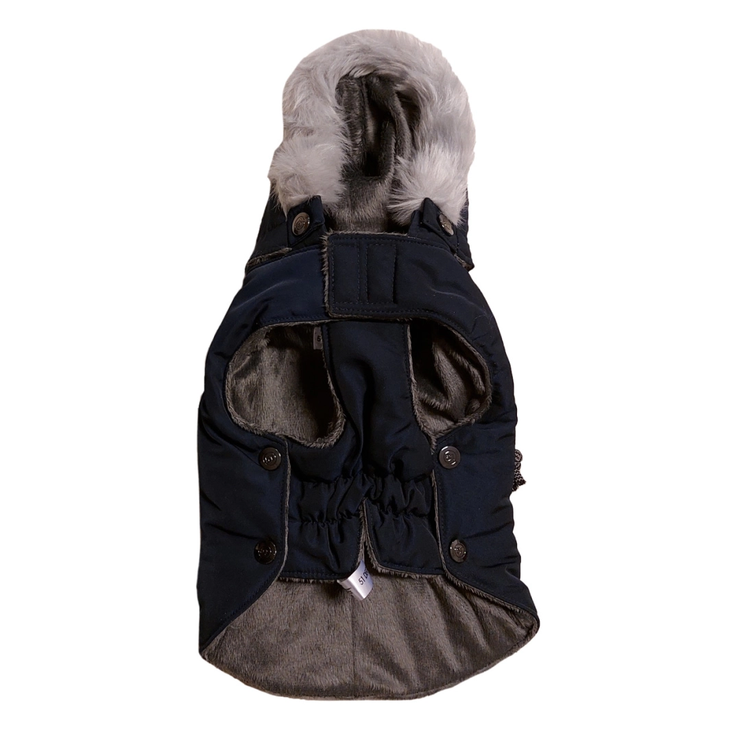 51 degrees north aspen coat petrol blauw - Afbeelding 2